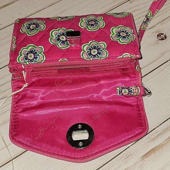 Vera Bradley Pink Floral Wristlet Wallet - Picture 3 of 7